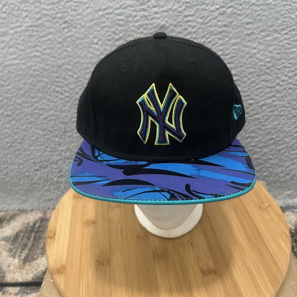 New York‎ Yankees Hat Cap Snap Back Mens One Size Black Blue MLB New Era 9Fifty